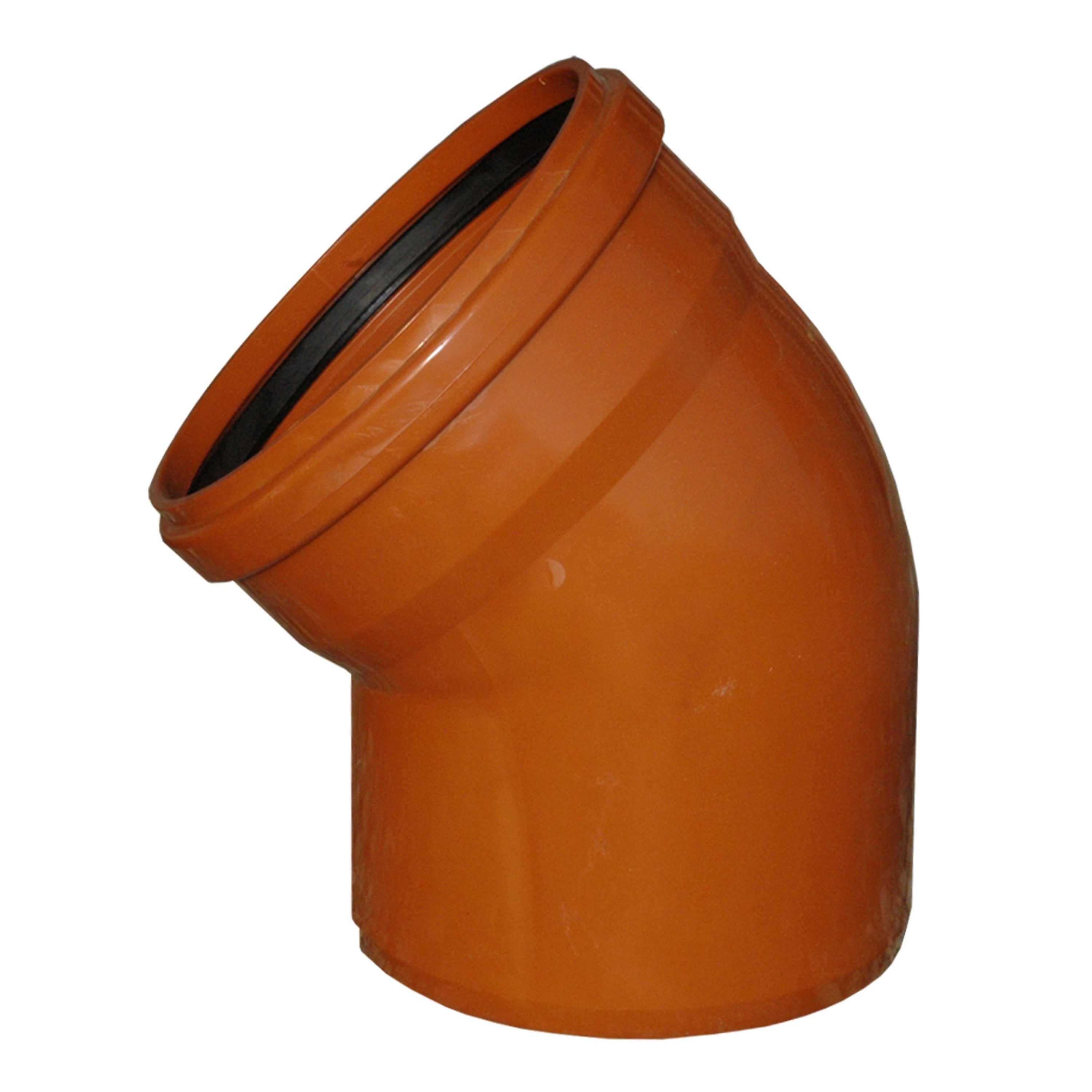 KG-Rohr Bogen 45°